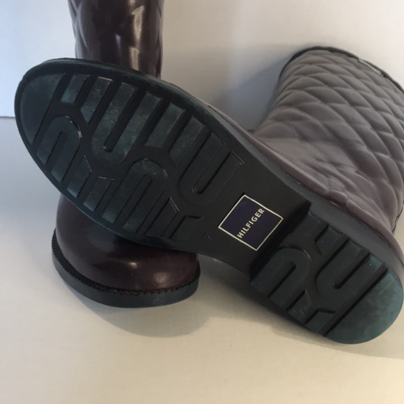 Tommy Hilfiger Tall Rainboots in quilted effect - Picture 4 of 9